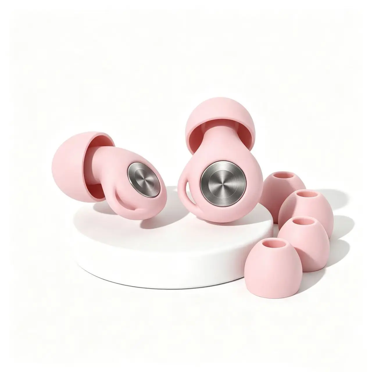 WIVTAK Reusable Ear Plugs - 50dB Reduce Ear Protection with Custom Fit Tips, Multi-Size, Unisex for Sleeping, Concerts