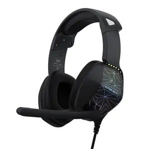 Game Headset With Mic , Headphones With Noise Cancelling Mic , Over-ear Headphones for PC Laptop