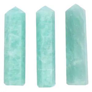 Crystal Points Bulk Healing Crystals and Stones - Pack of 3 Single Terminated Healing Wand Point Bulk Crystals for Crafts, Crystal Grid, DIY Work
