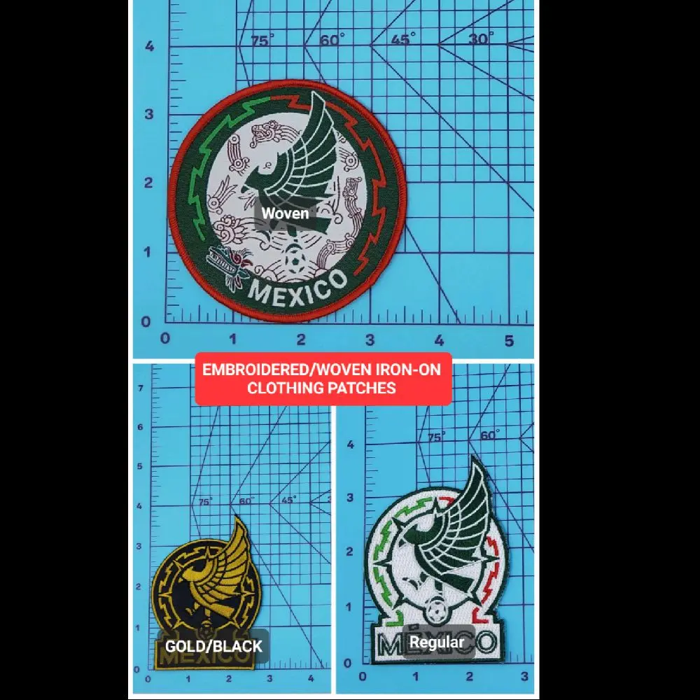 Seleccion Mx Embroidered Iron-on Patches