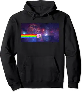 Nyan Cat Space shirt Pullover Hoodie - Keylamartine Shop 61B0BRH9BFS1