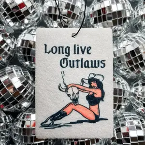 Unscented Air Freshener Cowgirl Retro Cosmic Long Retro Cute Girly Cute Car Accessories Interior Unscented