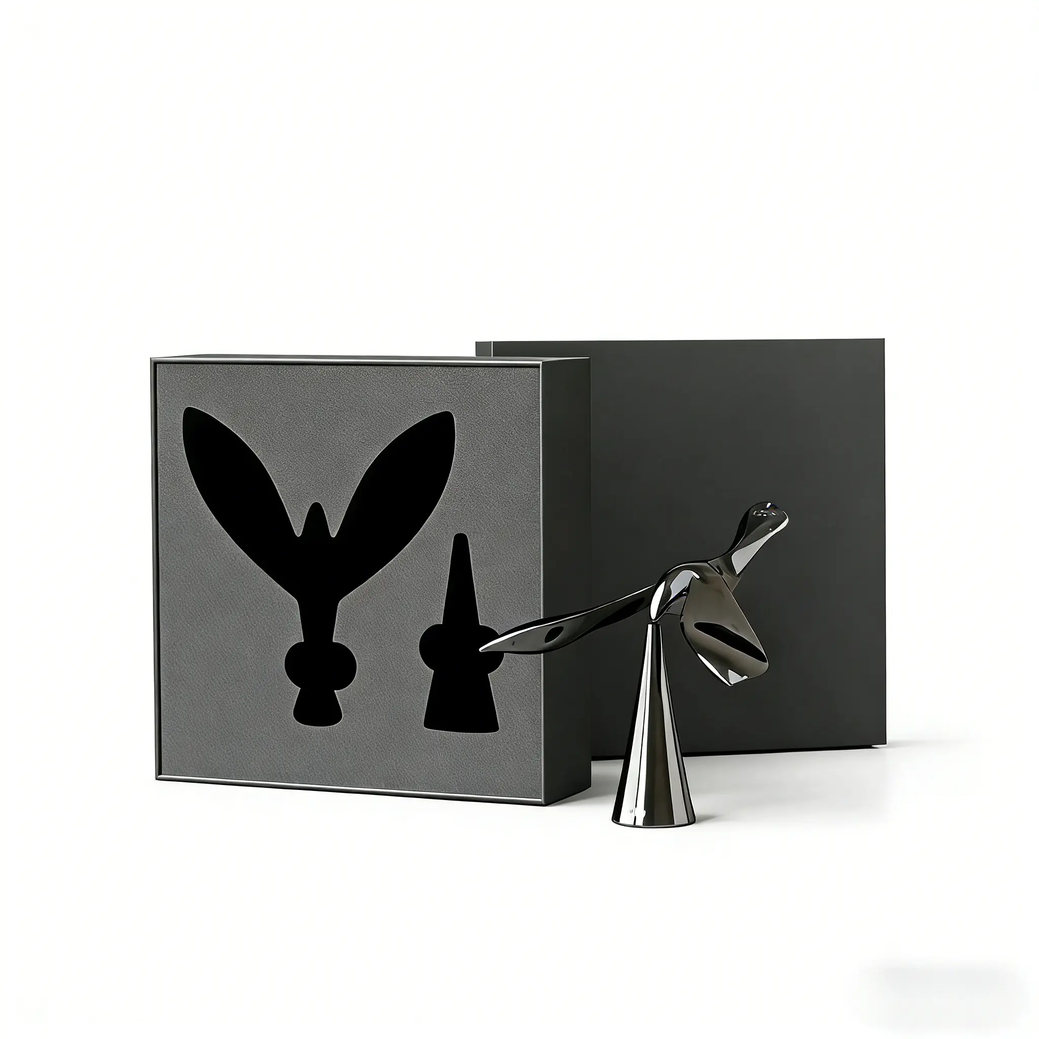 Polished Chrome Large Automatic Balancing Metal Bird-Shaped Bottle Opener, Limited Edition Durable Home Bar Tool, All Seasons Family Western Party Gift with Gift Box