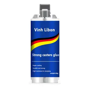 Super Strong Caster Glue Heavy Duty Waterproof Epoxy Adhesive for Metal Repair Stainless Steel Plastic Aluminum 90g