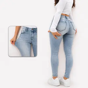Vogatiques | Bailey Women's Shaping Skinny Jeans Stretchy Mid Rise Plus Size