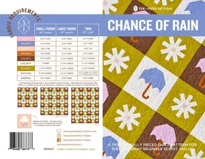 Chance of Rain Quilt Pattern by Pen and Paper Patterns