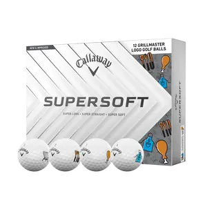 Callaway Golf Supersoft Father's Day Grillmaster Golf Balls in White