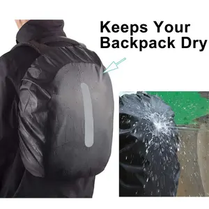 Reflective Backpack Rain Cover, Polyester Cover, Large Waterproof Backpack Cover – High-Visibility, Anti-Theft & Dustproof Design for Hiking, Cycling, Camping & Outdoor Travel