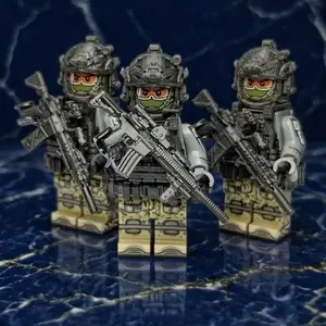 German KSK & Delta Force Military Minifigures - Black Friday Deal Assembly Bricks Perfect Christmas Gifts for Fans (12+) 1.6in Tall Figures