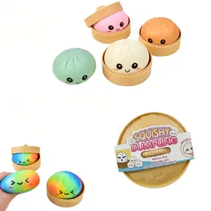 unboxing surprise Rainbow glitter Galaxy big stuffed bun real Dumpling Squishy mystery slow rise Toy, Kawaii Fidget Toy,dumpling sviral super squishies Soft TPR material adult Stress Relief rebound Sensory Toy, Cute Easter Basket kid Gift box exchange