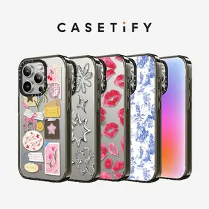 CASETiFY Compact Case for iPhone 16/15/14 Series [2X Military Grade Drop Tested / 4ft Drop Protection] - Black
