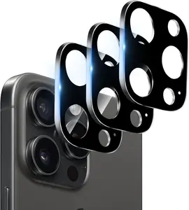 3 Pack Camera Lens Protector for iPhone 12 Pro Maz 6.7", Tempered Glass, Ultra HD, 9H Hardness, Anti-Scratch, Case Friendly, Easy to Install [No Affect on Night Shots]