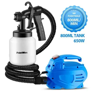 650W HVLP Paint Sprayer - 800ML 3-Pattern Oil/Water Primer Spray Machine-1230