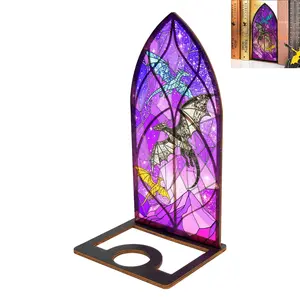 Wooden Dragon Bookshelf Decoration, Fantasy Style Corner Ornament, Perfect Gift for Book Lovers, 1 PC Decorative Item