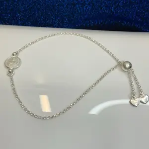 Pulsera ajustable de San Judas Tadeo Plata .925