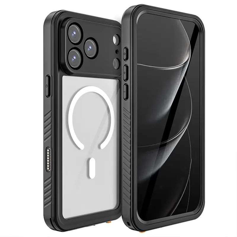 IP68 Waterproof  MagSafe Case for iPhone 17 Series (Pro Max, Pro, 17, Air), Shockproof Dustproof Rugged Cover with Built-In Screen Protector & Lanyard Hole toolupgrade