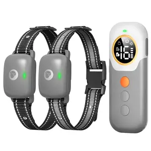 2026 Upgraded Dog Training Collar with Remote, 3 Training Modes Waterproof Rechargeable E-Collar for Dogs