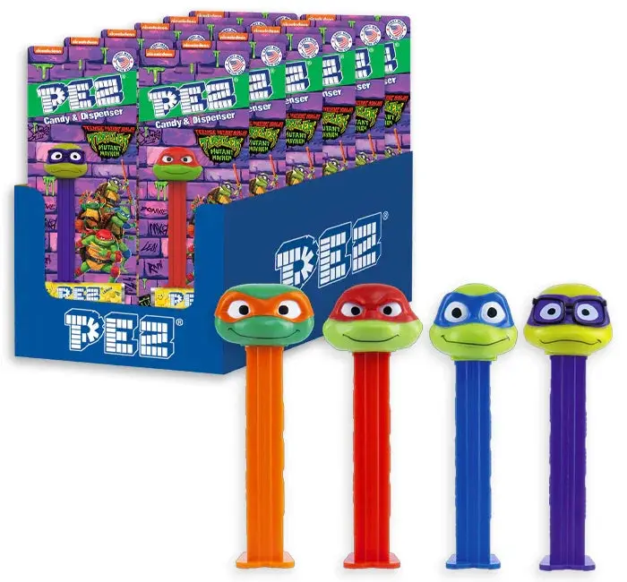 Teenage Mutant Ninja Turtles PEZ Candy Blister Packs: 12-Piece Display Teenage Mutant Ninja Turtles PEZ Candy Blister Packs: 12-Piece Display