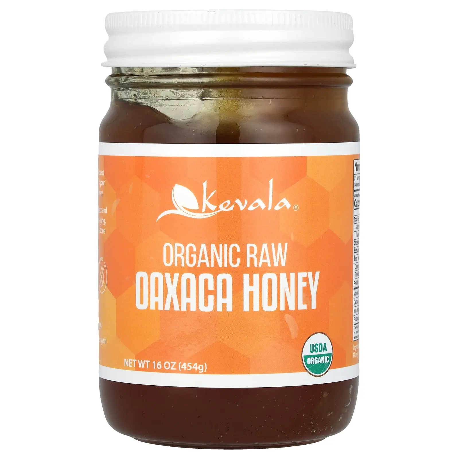 Kevala Organic Raw Oaxaca Honey, 16 oz (454 g)