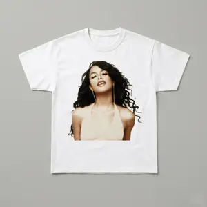 Vintage Aaliyah T-Shirt - Aaliyah T-Shirt - Soul Queen Shirt - Music Shirt - 90's R&B - 90s Vibe - Aaliyah Merch - R&B Icon Style - Gift for Fans of Aaliyah - Womenswear Menswear Top