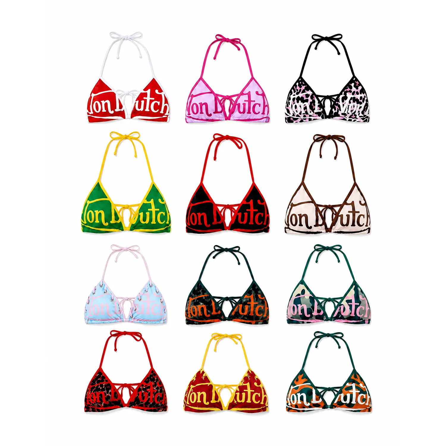TWO TONE BIKINI TOP - SUMMER '26 COLLECTION
