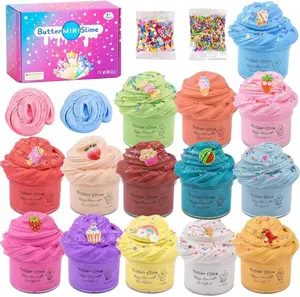 14 Pack Butter Slime Kit,  Mini Scented Slime, Party Favor Supplies, Soft and Stretchy, Party Favors for Girls Boys, Birthday Gifts for Kids, Sludge Toy