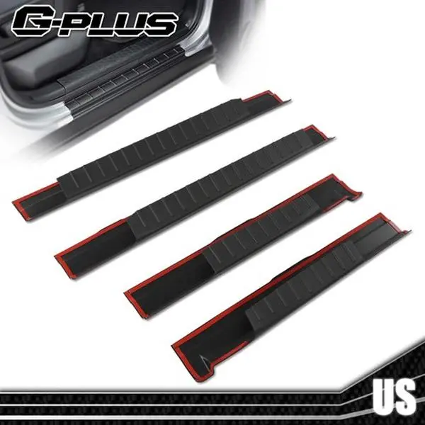 MOTOR GPLUS Chrome Trim Plastic Rocker Panel Protector Guards - Long Service Life Car Exterior Accessories for 09-14 Ford F-150 Crew Cab Pickup