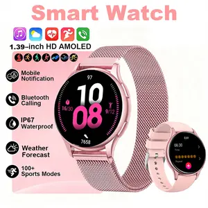 Smart Fitness Tracker Watch with Bluetooth Call, Heart Rate & SpO2 Monitor, 24/7 Health Tracking, Sleep Analysis, IP67 Waterproof for Swimming, Compatible with iOS Android, Long Battery Life