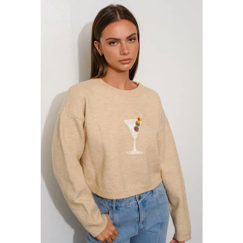 Happy Hour Martini Sweater