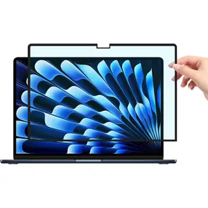 Macbook Air 15 inch Screen Protector (2025-2023, M4 M3 M2) Mddel A2941 A3114 A3241, Anti-Glare Anti-Blue Light Filter Bubble Free Eye Protection Macbook Air 15.3"