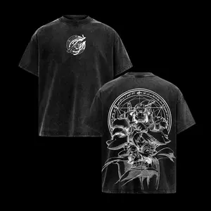 valentine shirts Fullmetal Alchemist Edward & Alphonse Elric Shirt – Vintage Washed Oversized Heavy Cotton Anime Graphic T-Shirt, Retro Manga Streetwear Top FMA Merch