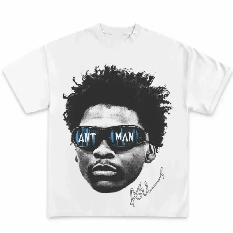 Anthony Edwards Patterned T-Shirt – Casual Sweet Style Unisex Pullover Basketball Pattern Shirt