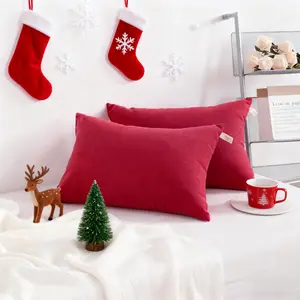 BEDSUM Soft Tiny Pillows, Down Alternative Mini Pillow for Travel, Office, Bed, Pet - Small Microfiber Support Pillow for Neck, Knee, Lumbar, Wrist, Machine Washable, Christmas Gift