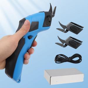cordless electric scissors, 1 set electric fabric scissors, electric scissors with blades, rechargeable powerful fabric cutter for crafts leather carboard carpet felt, cutting, tool, heavy duty