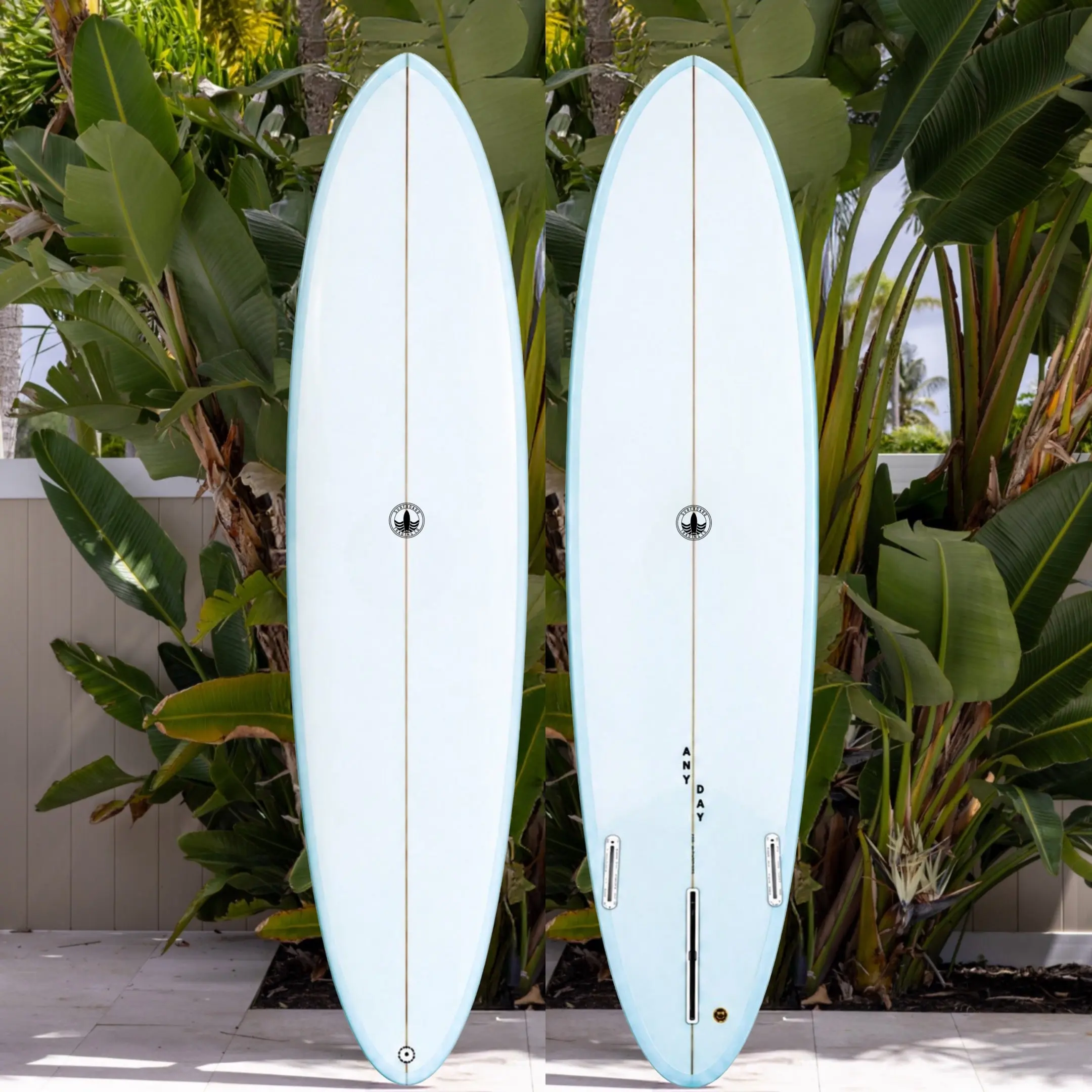 ANY DAY Mid Length Surfboard – Powder Blue EPS