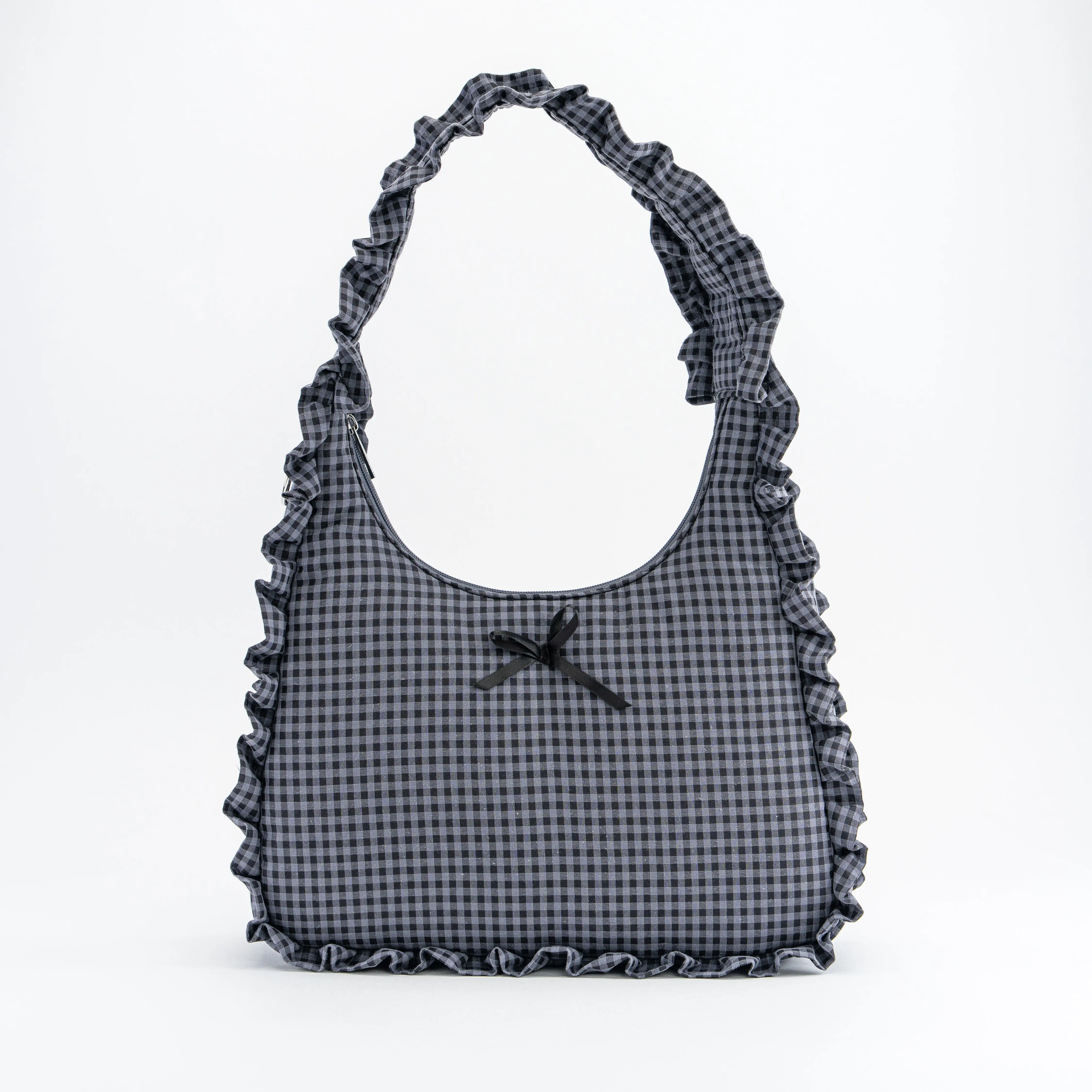 Ruffled Bow Shoulder Bags