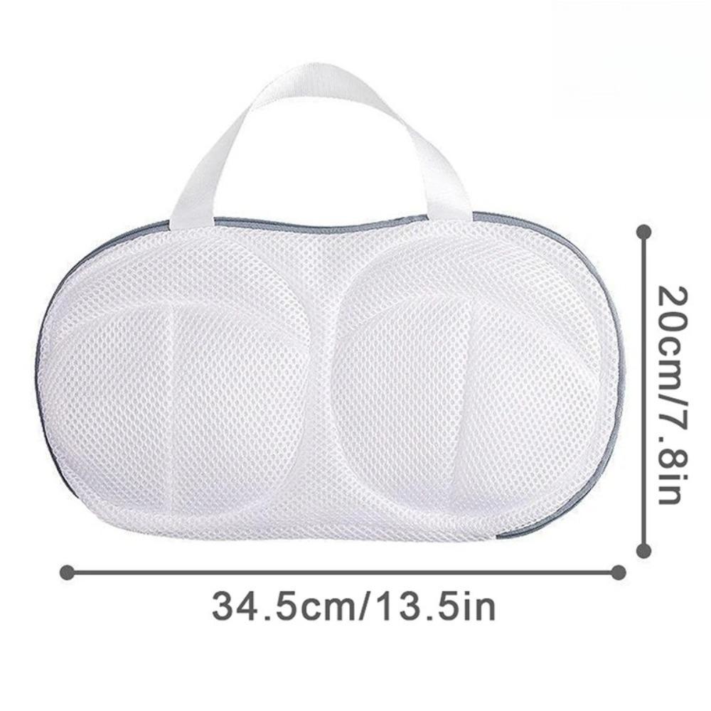 1pc Thickened Mesh Bra Laundry Bags – Protect Underwear, Prevent Deformation & Friction, Suitable for Washing Machines