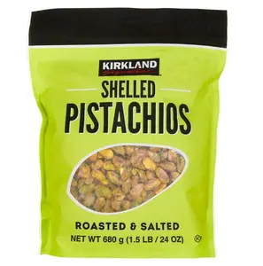 Kirkland Signature Shelled Pistachios Salted Roasted 1.5 lbs 680g Snack Food Nuts