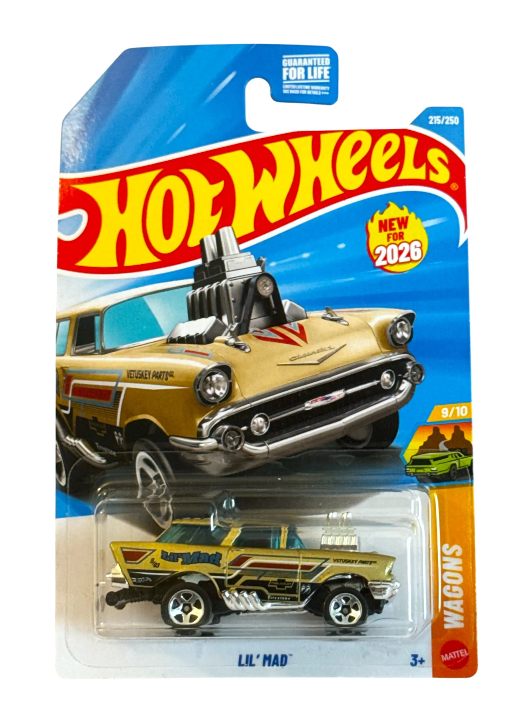 Hot Wheels 2026 Gold Lil' Mad 215/250 Wagons 9/10 K Case