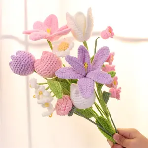 Mixed Color Artificial Tulip Flower, 10pcs/set Faux Flower without Vase, Decorative Flower for Home Party Wedding Anniversary Festival, Decoration Items, Indoor Plants