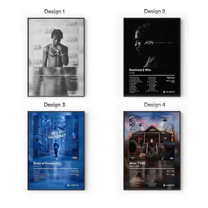 [Sale Up To 40%] [Unframe] Lil.Tjay Album Posters, Melodic New York Rap Wall Art, Street Hip Hop Bedroom Aesthetic Decor, Modern Album Cover Artwork, Gift for Fans