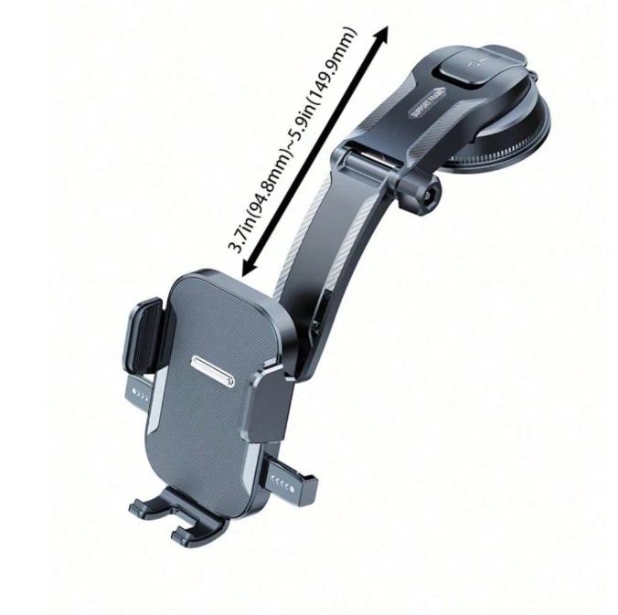 1Pc Car Phone Mount Vent Holder Universal for All Smartphones 360° Rotation Foldable Storage Unstoppable Display Screen K04 Model