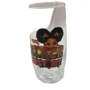 Glass - Black History With Straw