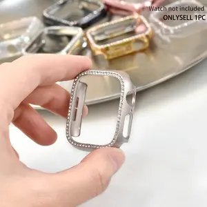 Rhinestone Decor Watch Case, Bling Watch Protective Cover, Watch Protector for iWatch Ultra SE Series, Wearable, Protection, Durable, Smart Watch Accessories, Shell, Smartwatch Accessories