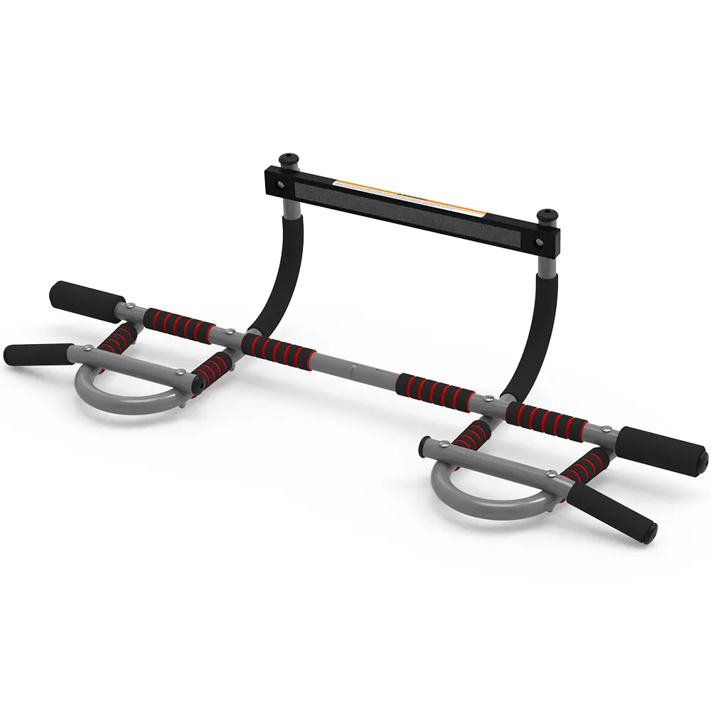 Pull-Up Bar For Door Frame Adjustable Portable Upper Body Fitness Workout For Home Gyms Adjustable Door Arm And Shoulder Exercises Exercise Equipment Adjustable Black Doorway Grip Dips