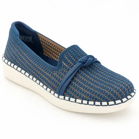 Skechers Sepulveda 2.0 Knot Overlay Slip-Ons - Pacific Charm