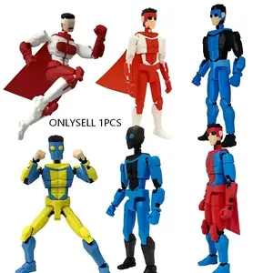 3D Printed Action Figure Model Toy, Multi-Joint Transformable Building Block, Cartoon Character Doll, Decorative Figurine, Gift Idea