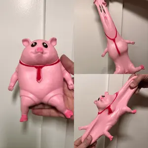 Squish Pig Doll - Squishy and Deformable Funny Toy for Stress Relief! Perfect for Kids & Adults for Instant Smiles. While Supplies Last!