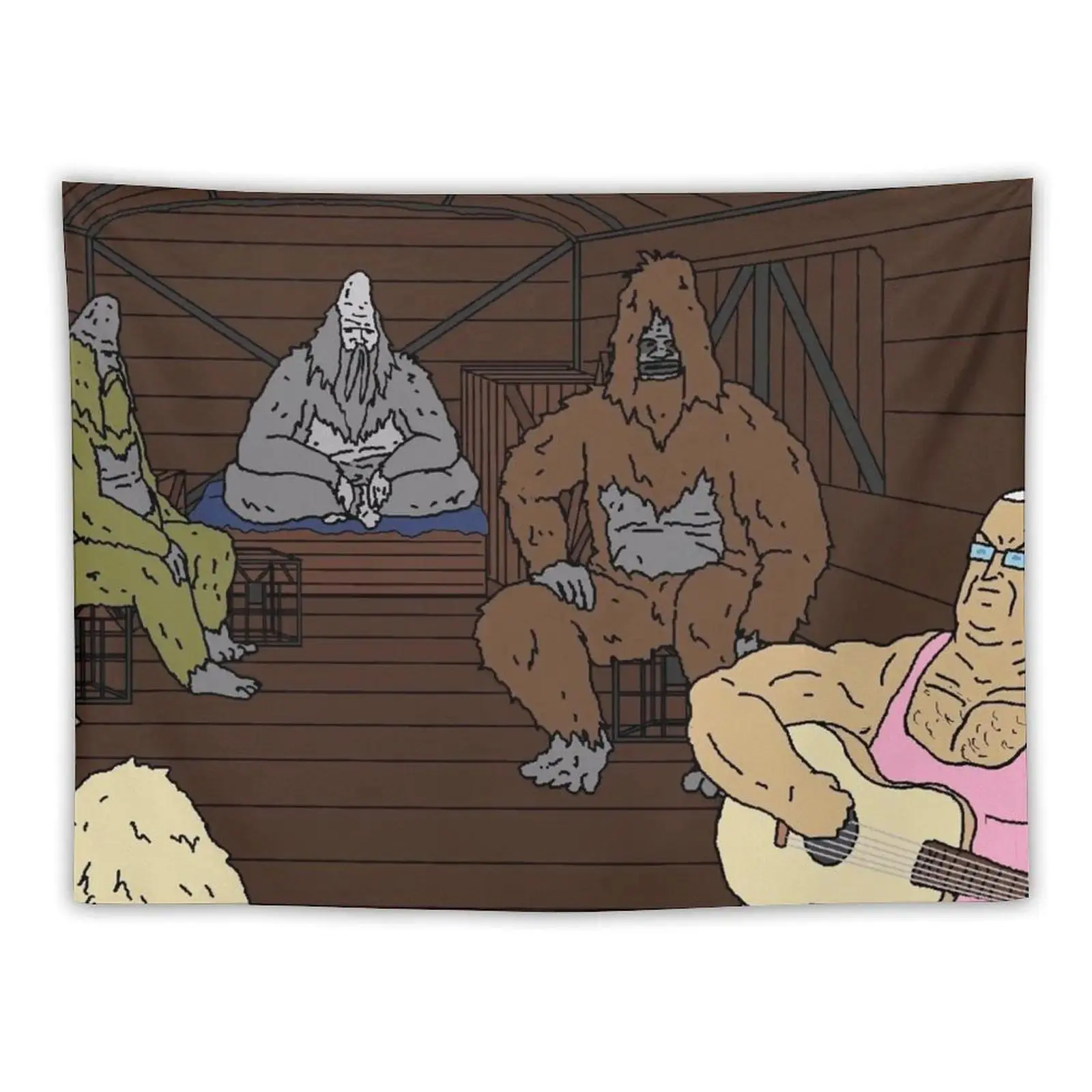 Big Lez Show Train Car Tapestry Cute Room Decor Wall Decor Hanging Room Decor Aesthetic Aesthetic Decoration Tapestry