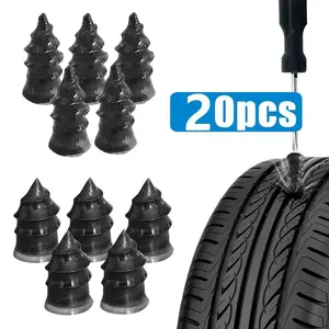 Tire Repair Rubber Nail, 20pcs Tyre Repair Rubber Nail, Universal Tire Fast Repair Tool for Motorcycle Auto Car, Tire Repair Kit